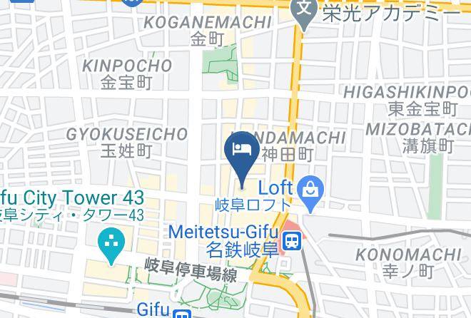 Gifu City - New Gifu Hotel Plaza Maps