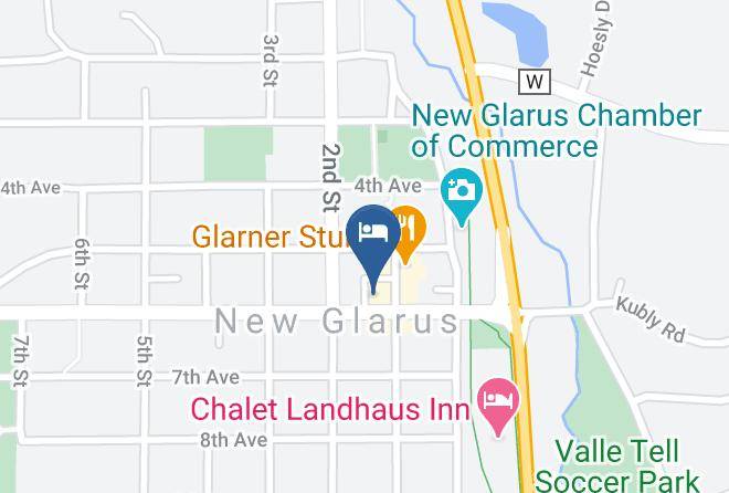 Green - New Glarus Hotel Restaurant Maps