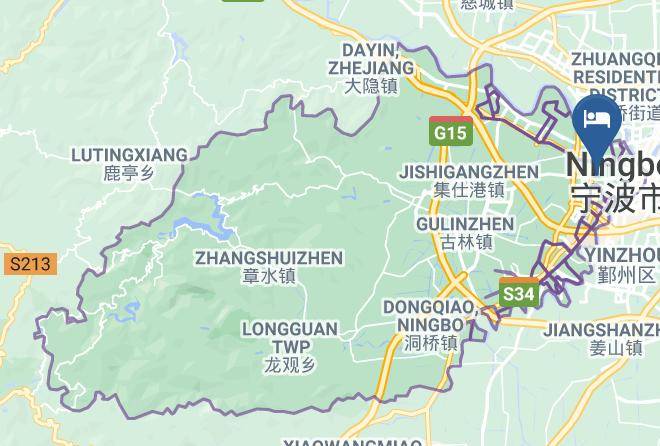 Ningbo - New Golden Star Hotel Coffee Shop Maps