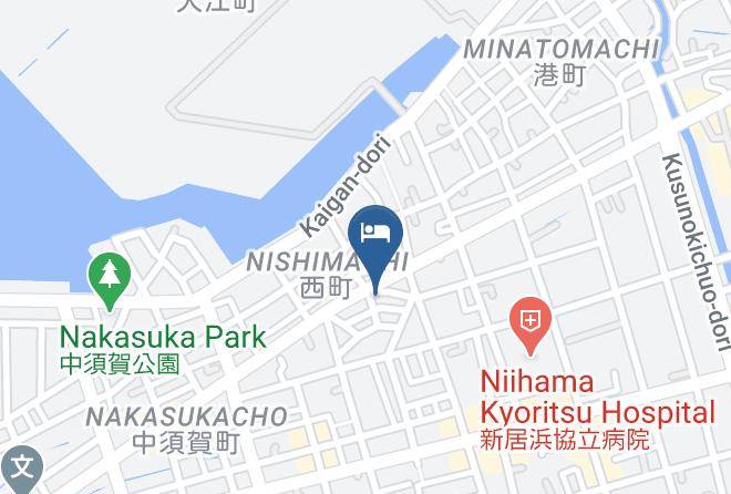 Niihama City - New Grand Hotel Maps