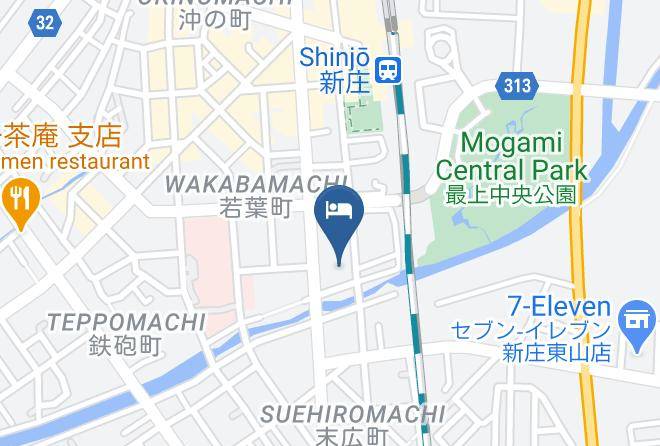 Shinjo City - New Grand Hotel Shinjo Maps
