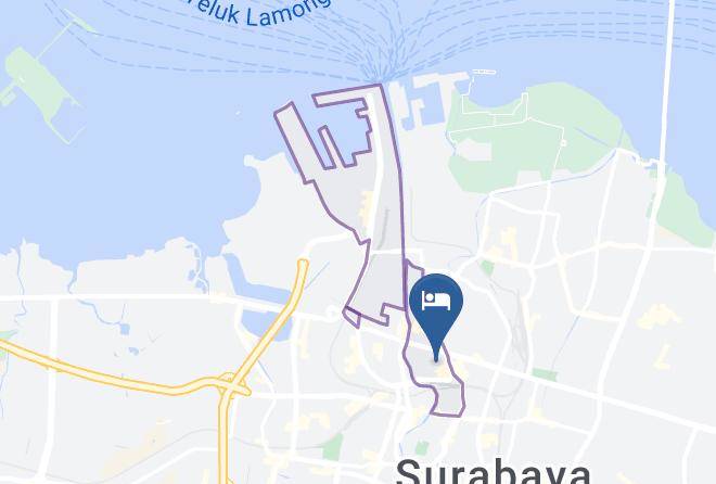 Kota Surabaya - New Grand Park Hotel Maps