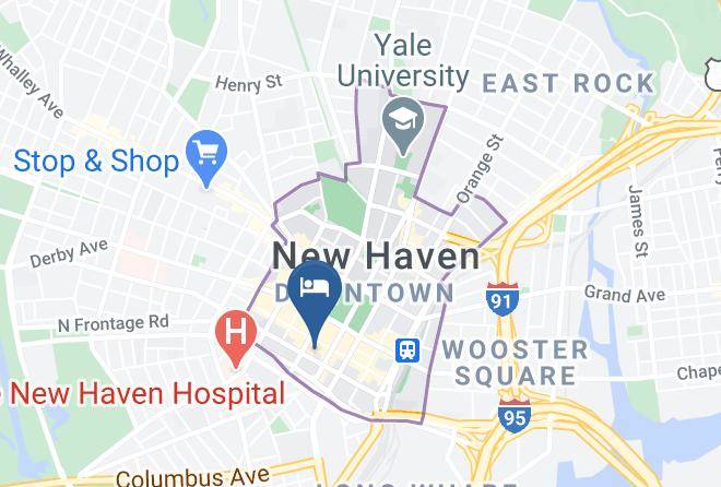 New Haven - New Haven Hotel Maps