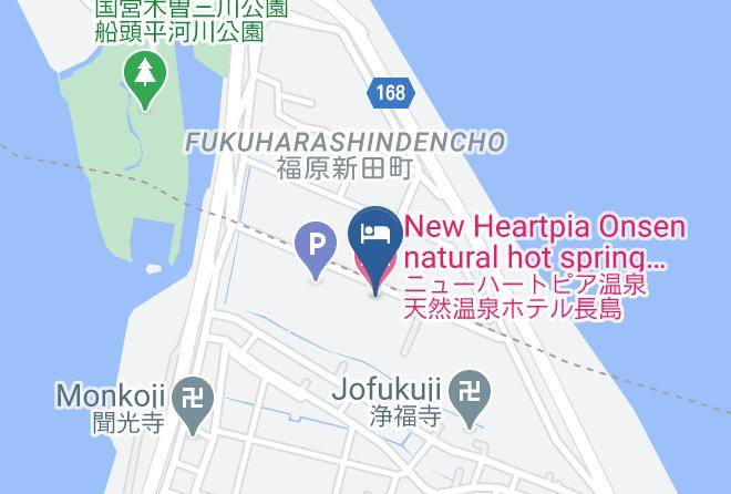 New Heartpia Onsen Natural Hot Spring Hotels Nagashima Map