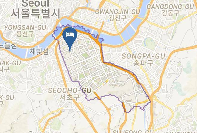 Gangnamgu - New Hilltop Hotel Maps