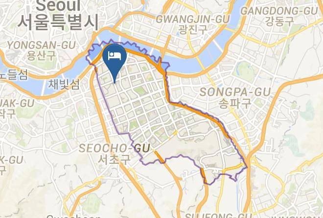 Gangnamgu - Hilltop Hotel Maps