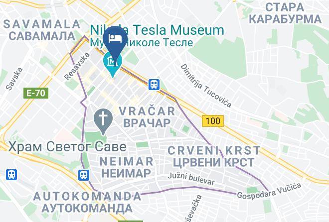 Belgrade City - Premium Crown Suites Maps