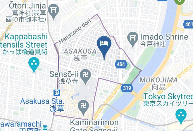 Taito Ward - New Hotel Bandung Maps