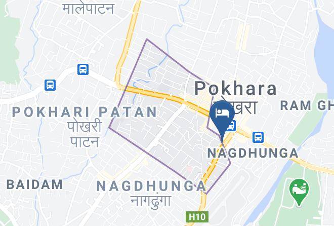 Pokhara - New Hotel Bijay Maps