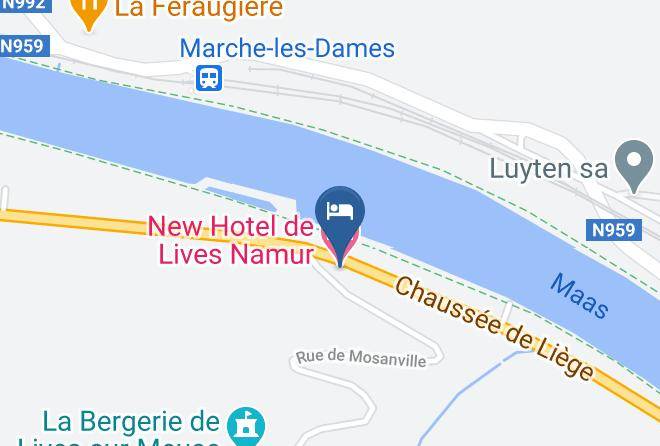 Namur - New Hotel De Lives Namur Maps