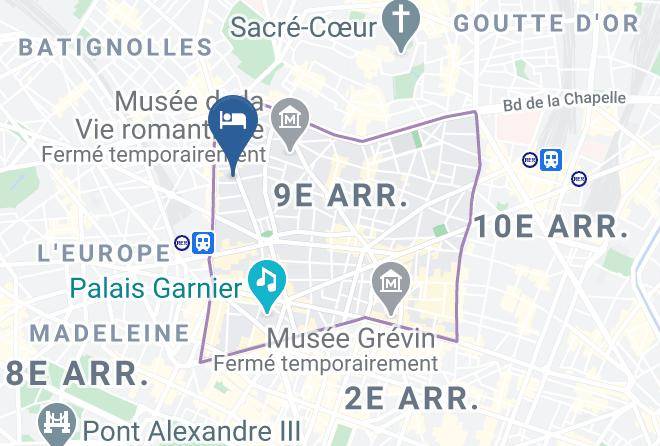 Paris - New Hotel Opera Maps