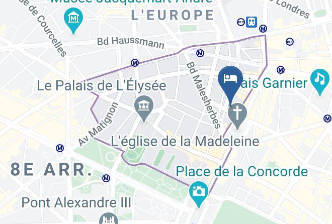 Paris - New Hotel Roblin Maps