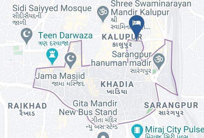 Ahmadabad - New Hotel Sagar Inn Maps