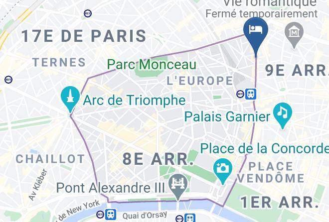 New Hotel Saint Lazare Map