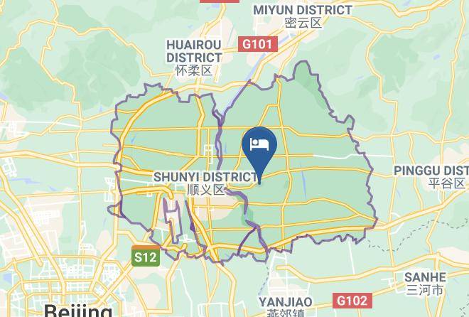 Shunyi District - New Hualian Lijing Hotel & Spa Maps