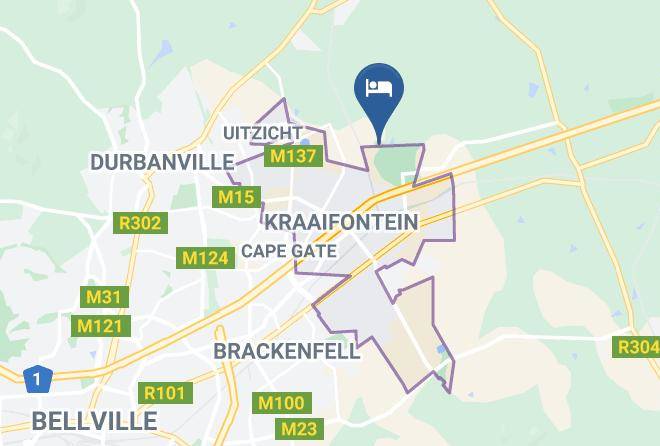 City Of Cape Town - New Hunters Moon B&b Maps