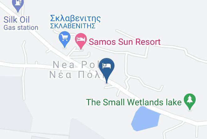 Samos - New Ionia Hotel Maps