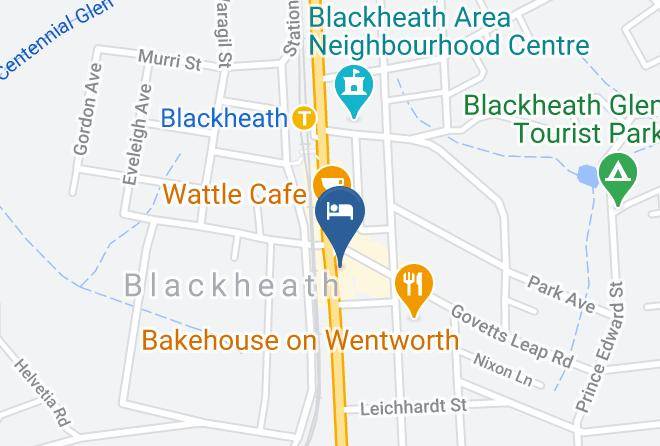 New Ivanhoe Hotel Map