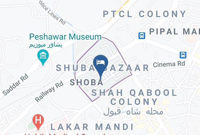 Peshawar - New Khyber City Hotel Maps