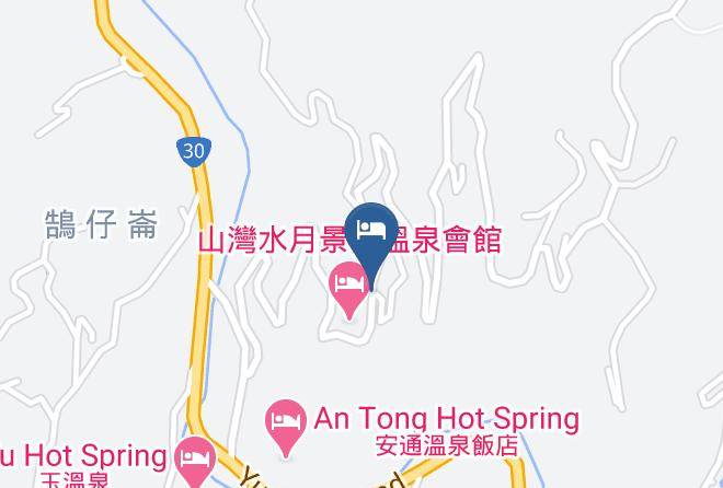 New Life Hot Spring Resort Mapa - Taiwan - Hualiennty