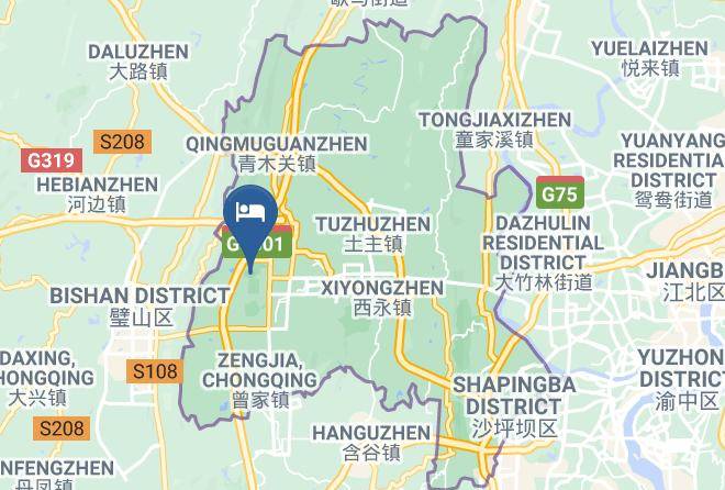 Shapingba District - New Longmin Hotel Maps