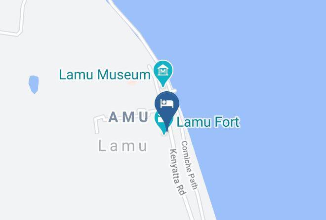 Lamu - New Mahrus Hotel Maps