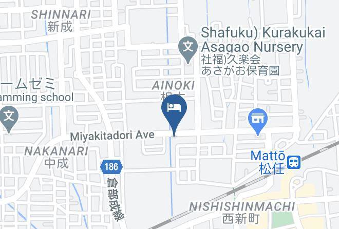Hakusan City - New Matto Terminal Hotel Maps