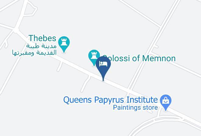 El Qarnah - New Memnon Hotel Maps