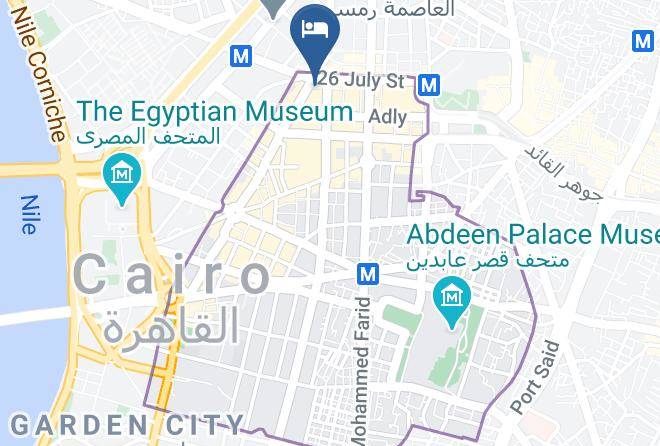 Cairo - Minerva Hotel Maps