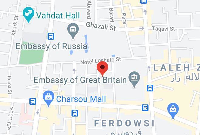 Tehran - New Naderi Hotel Maps