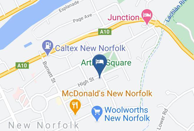 Derwent Valley - New Norfolk Hotel Tote Betting Outlet Maps
