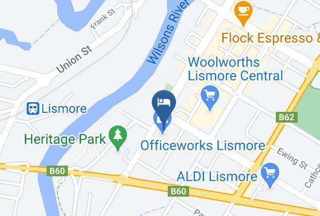 Lismore - New Olympic Motel Maps