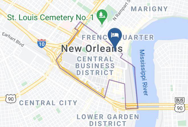 New Orleans Marriott Map