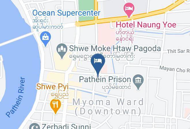 Pathein - New Pammawaddy Hotel Maps