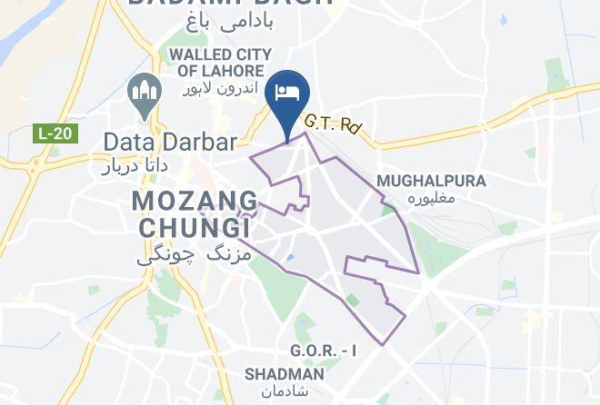 Islamabad - New Paradise Hotel Maps