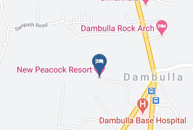 Kandy - New Peacock Resort Maps