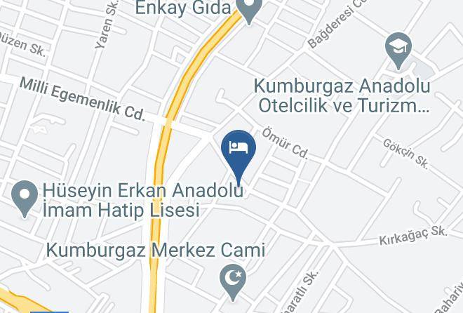 Kumburgaz - New Penguen Hotel Maps