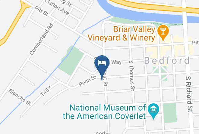 Bedford - New Penn West Hotel Maps