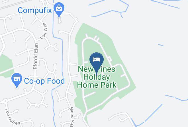 Denbighshire - New Pines Holiday Home Park Maps