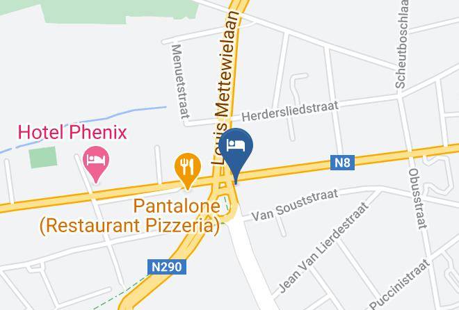 Anderlecht - Hotel De Prins Van Luik Maps