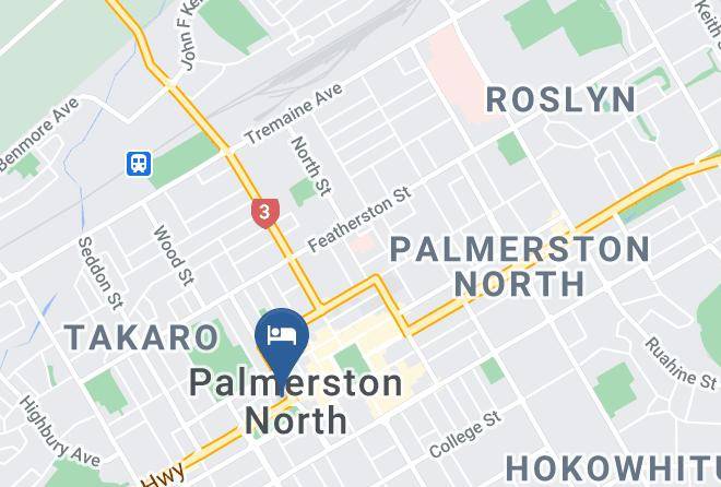 Palmerston North - New Railway Hotel Backpackers Maps