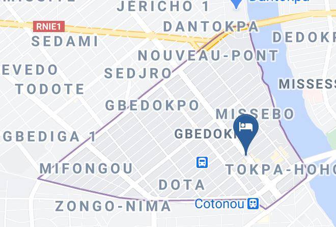 Cotonou - New Rivoli Hotel Maps