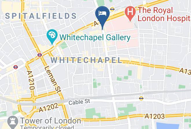 London - New Road Hotel Maps