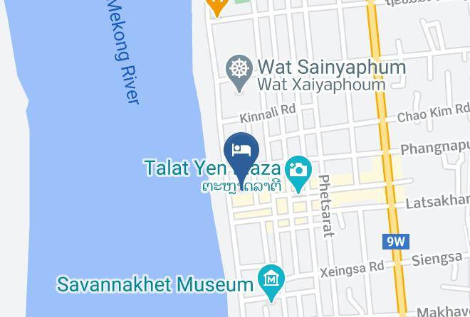 Kaysone Phomvihane - New Sean Sabai Hotel Maps