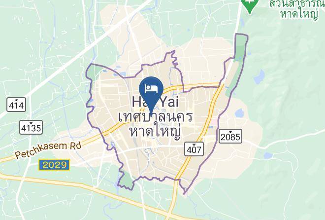 Amphoe Hat Yai - New Season Square Hotel Maps