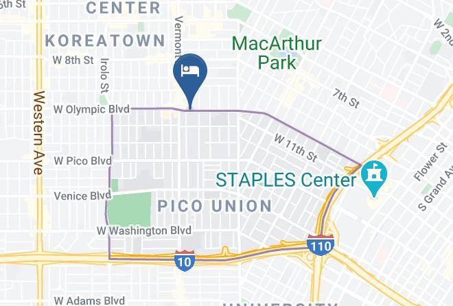 Los Angeles - New Seoul Hotel Maps