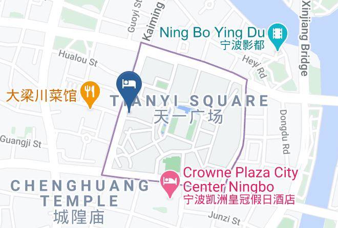 Ningbo - New Shipu Hotel Shipu Hotel Maps