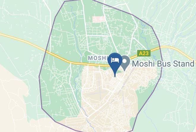 Moshi Urban - New Siesta Hotel Maps