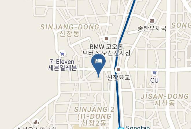 Pyeongtaeksi - New Songtan Hotel Maps