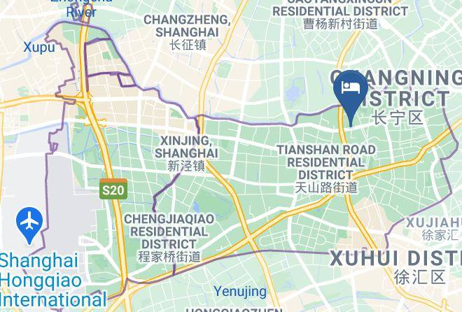Changning District - New Space Time Ruili Hotel Shanghai Maps